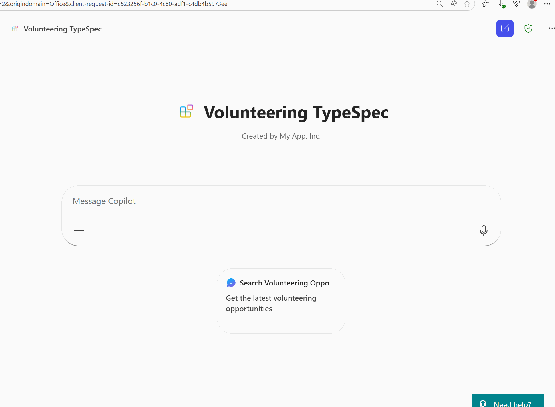 Azure AI Search call