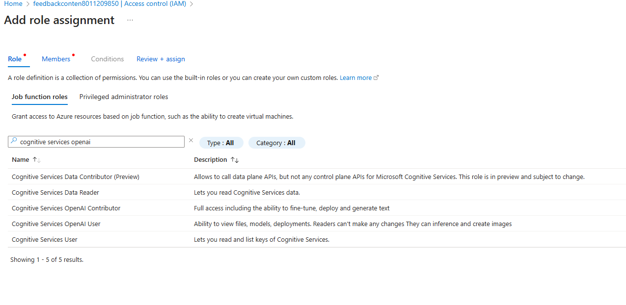 Azure AI Foundry resources