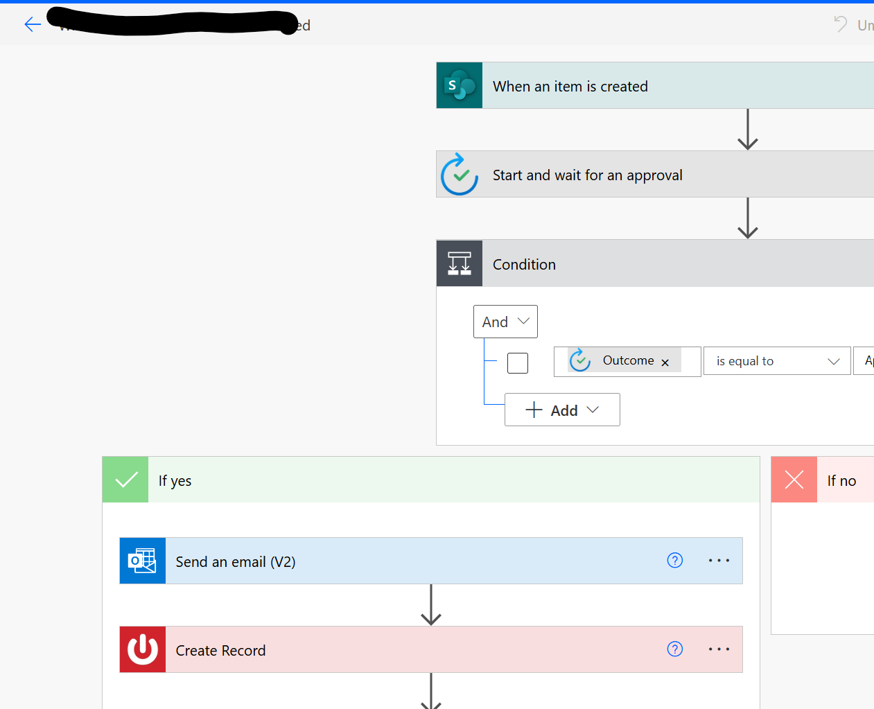 Power Automate flow