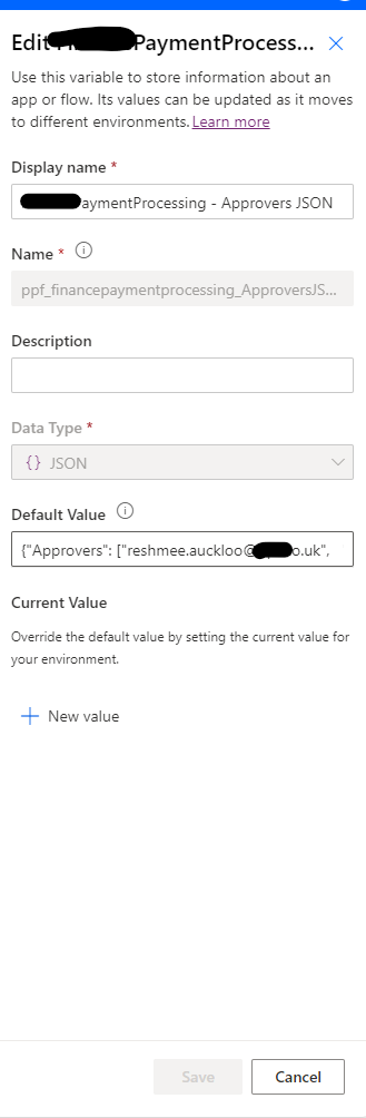 Array as Environment Variable