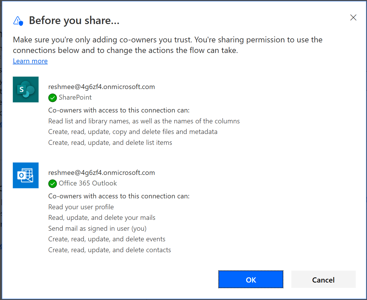 Warning Sharing Flow