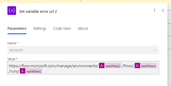 Workflow Url