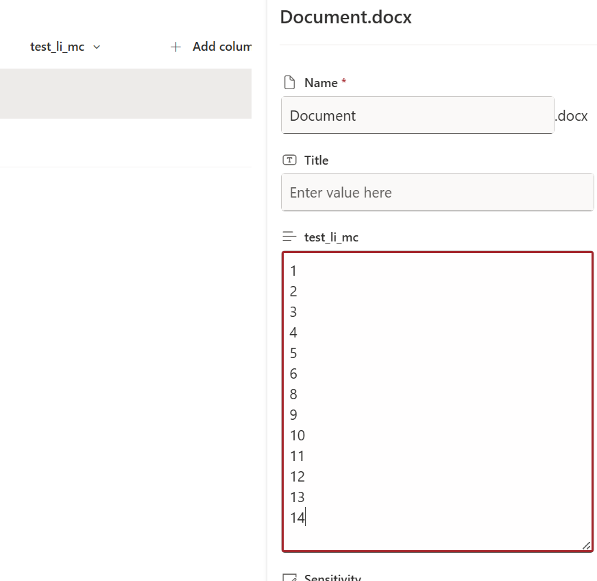 Number of lines does not matter