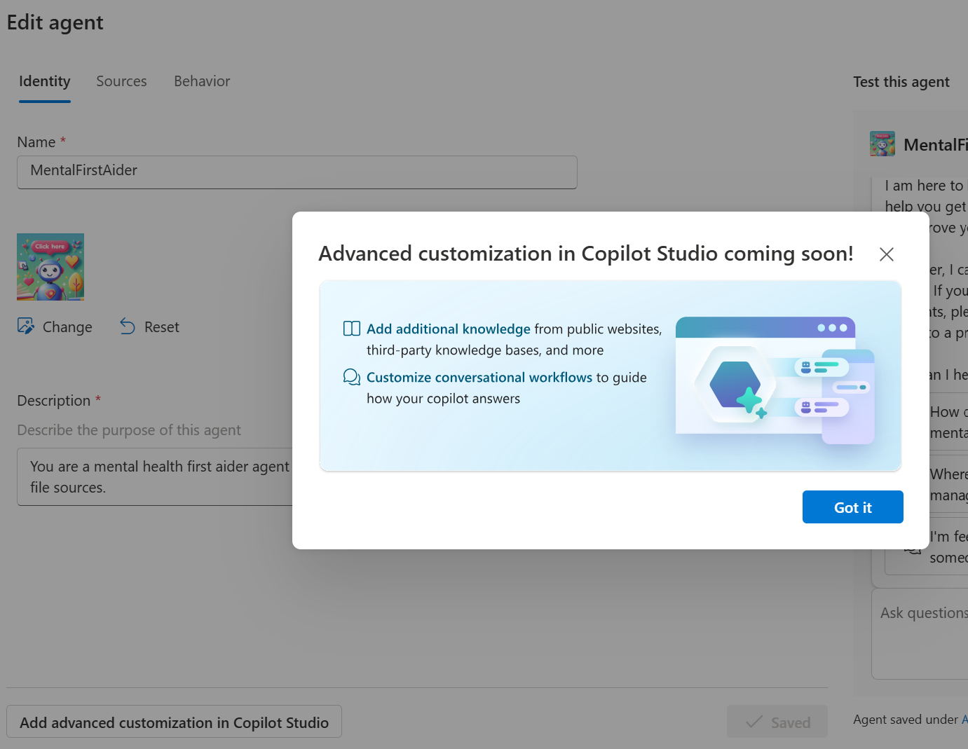 Advanced Customisations Missing