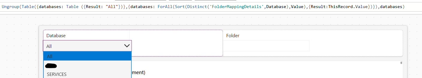image from Power Apps Drop Down with Distinct Values and 'All' Option