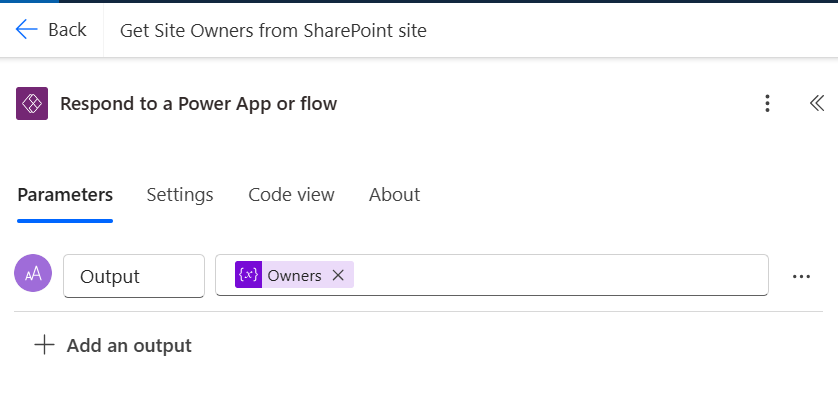 Respond to a Power App
