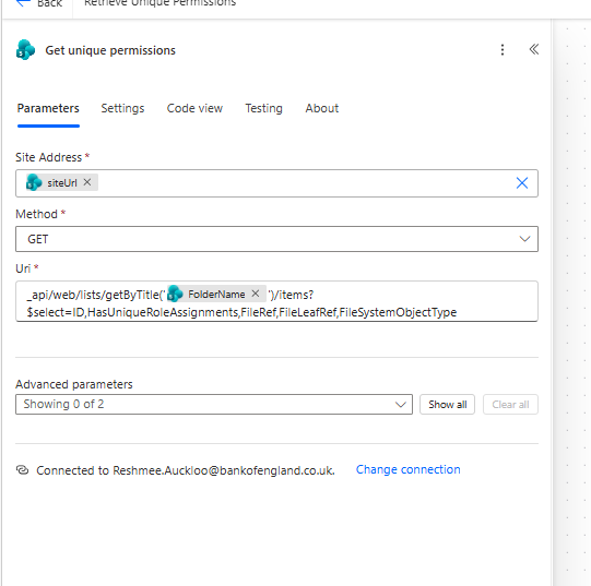 image from Power Automate: Check SharePoint File-Level Unique Permissions