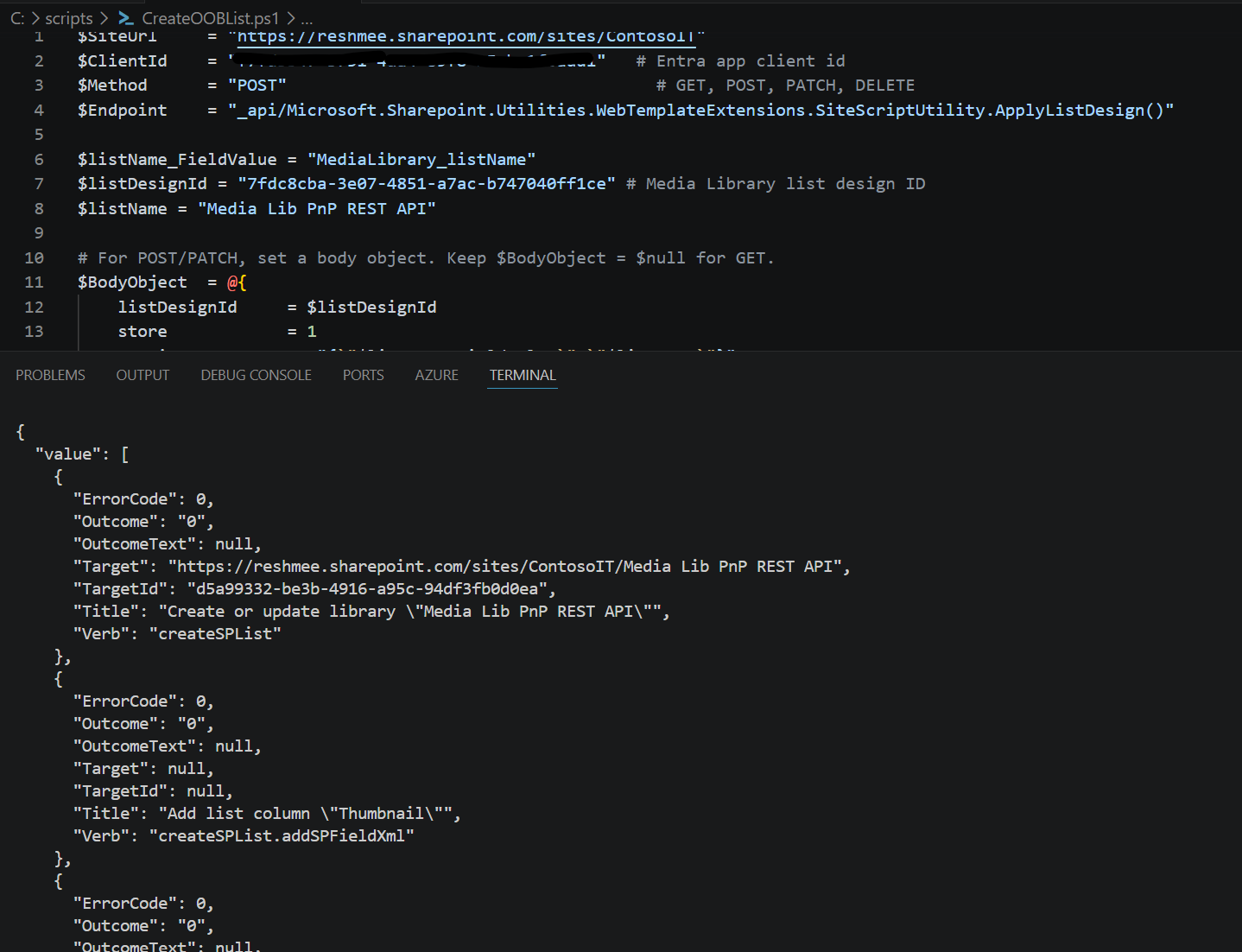 PowerShell run