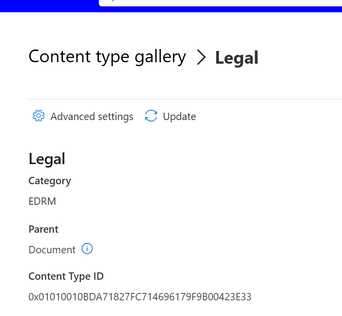 Content Type Sync Complete - New Columns Visible