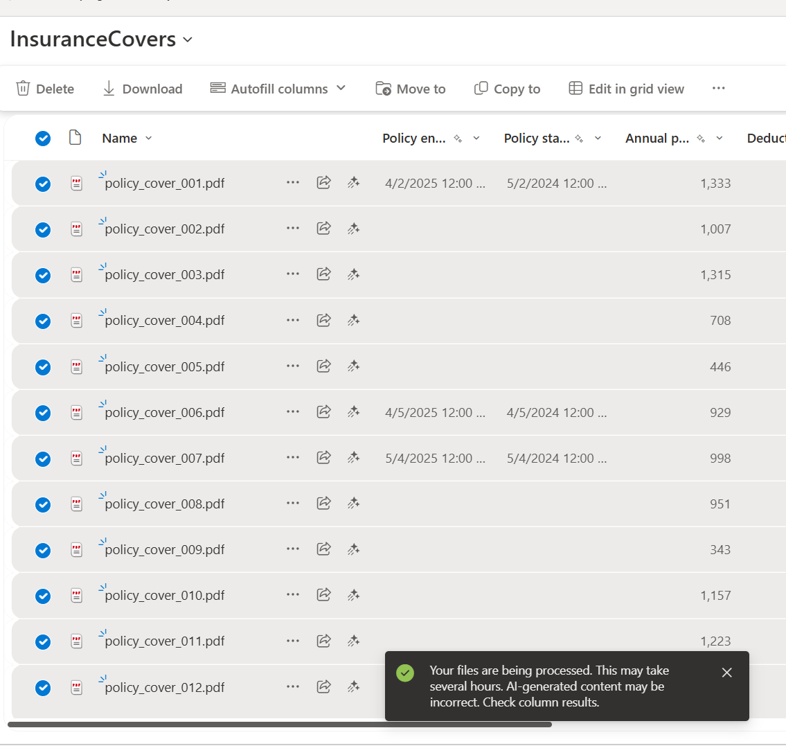 Message autofill will take several hours