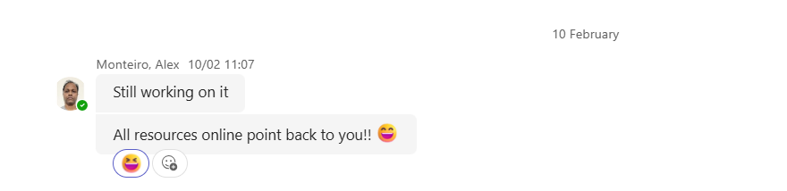 Teams Tab issue - Alex Monteiro