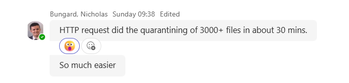 Nick HTTP quarantine process